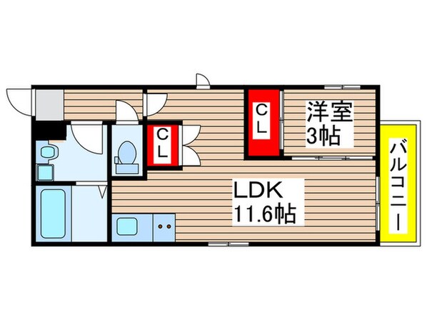 Le coeur bonheurの物件間取画像